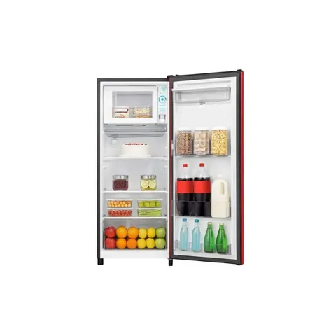 hisense-177l-red-bar-fridge-h235rre-wd-open