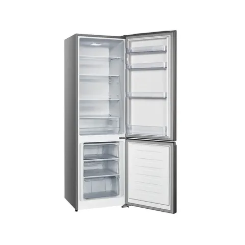 hisense-264l-titan-inox-bottom-freezer-h370bit-open