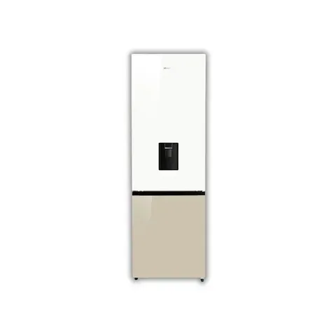Hisense 350l Khaki White Delectable Bottom Freezer H450bdk Wd