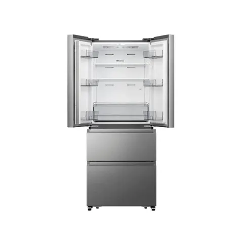 hisense-380l-french-door-fridge-h530fi-open