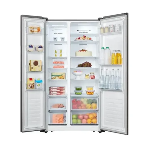 Hisense 508l Side By Side H670sit Open Full