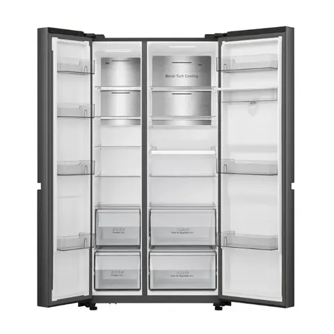 hisense-631l-side-by-side-fridge-h800sb-wd-open
