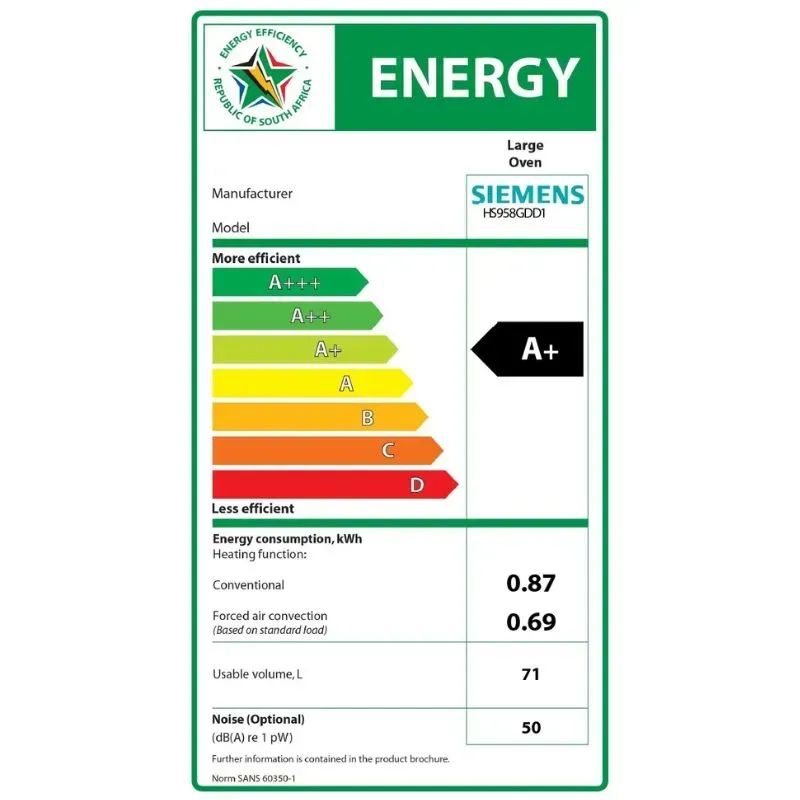 Siemens 60cm IQ700 Built-In Oven HS958GDD1 | Appliance World