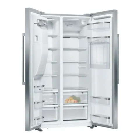 Siemens 531l Side By Side Fridge Ka93gai30n Open