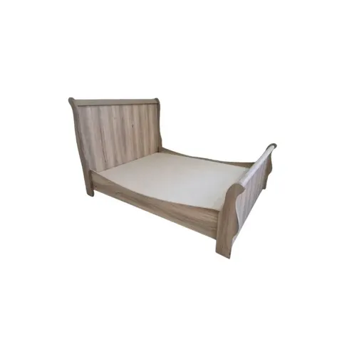Kitkon Old Oak Queen Sleigh Bed Base