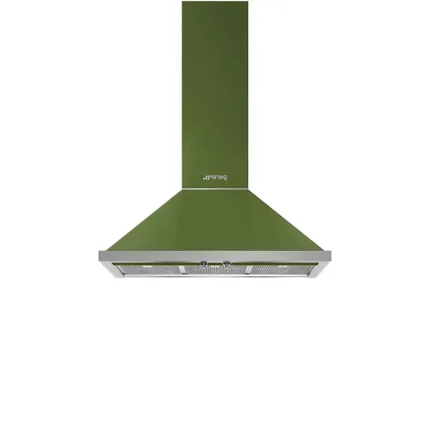 smeg-90cm-portofino-wall-cooker-hood-kpf9og-olive-green