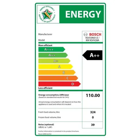 bosch-324l-upright-fridge-ksv33ni31z-energy-label
