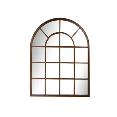 paramount-arch-dome-mahogany-finish-mirror