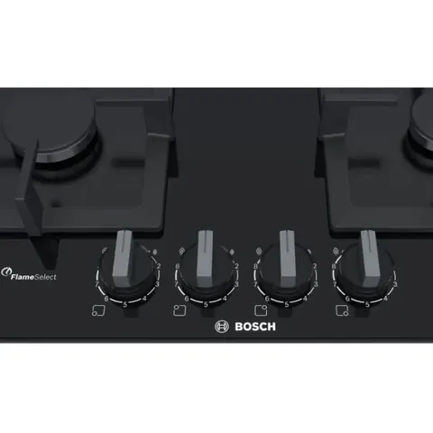 Bosch Series 6 Gas On Glass Hob Ppp6a6b20z Sword Knobs