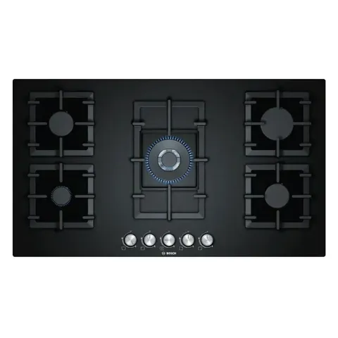 Bosch 90cm Series 6 Gas On Glass Hob Ppq9b6o90m