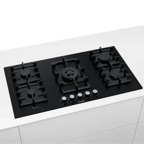 Bosch Series 6 Gas On Glass Hob Ppq9b6o90m 