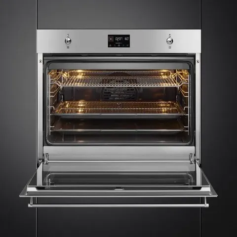 smeg-70cm-classica-built-in-oven-sf7302tx-open