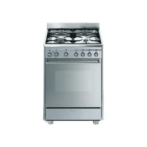 Smeg 72l Stainless Steel Gas Electric Cooker Ssa60mx9