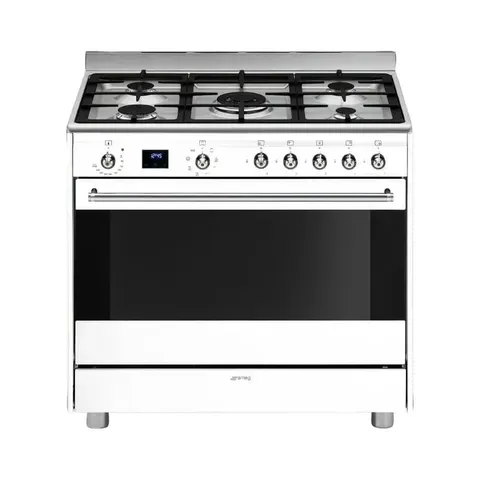 smeg-90cm-glossy-white-gas-electric-cooker-ssa91mawh2