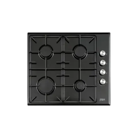 univa-60cm-black-gas-hob-ugh640b