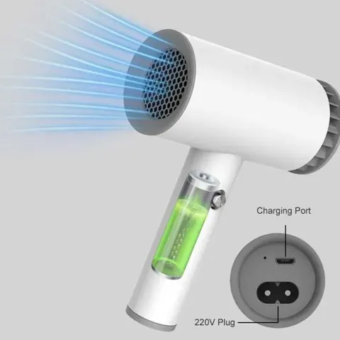 Rechargeable Hair Dryer Charging Ports
