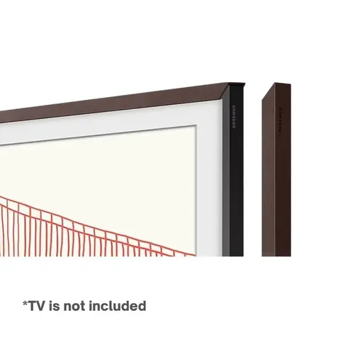 samsung-customizable-brown-frame-for-the-frame-tv-installation