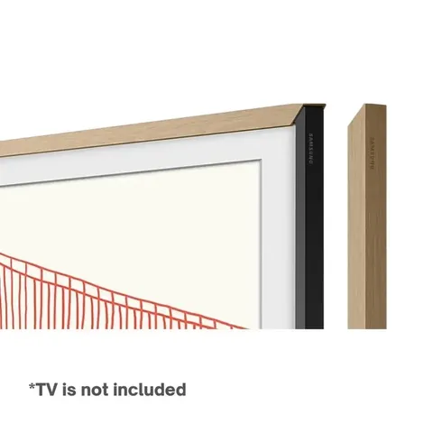 samsung-customizable-teak-frame-for-the-frame-tv-installation