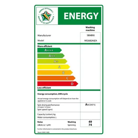 siemens-white-10kg-front-loader-washing-machine-wg56b2a0za-energy-label