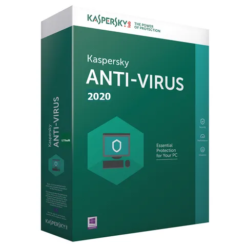kaspersky antivirus 2020 3 1 device 1 year dvd