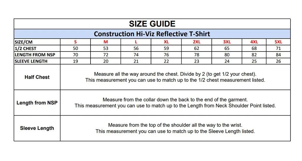 Construction Hi Viz T Shirt