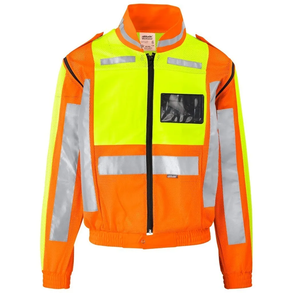 Metro Two Tone Hi Viz Zip Off Jacket