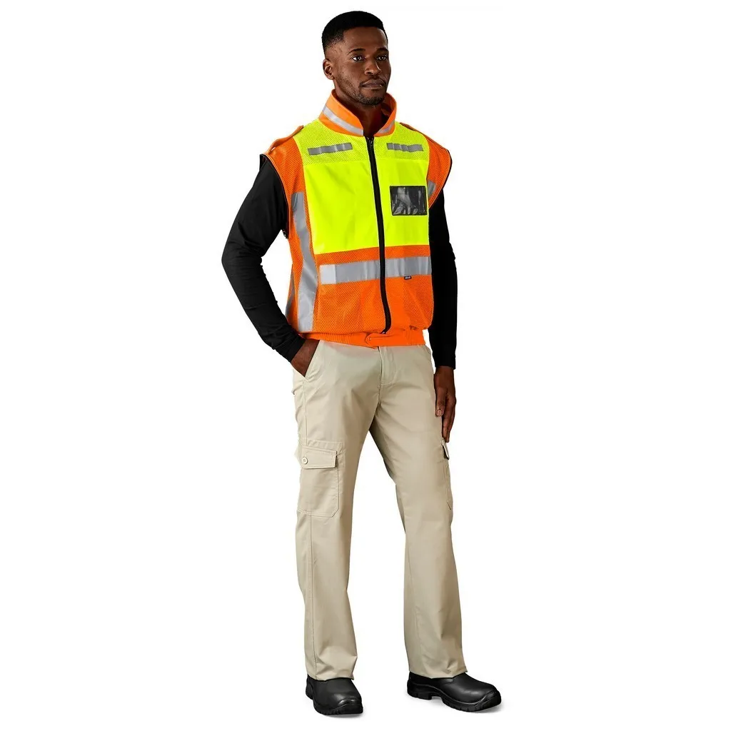 Metro Two Tone Hi Viz Zip Off Jacket