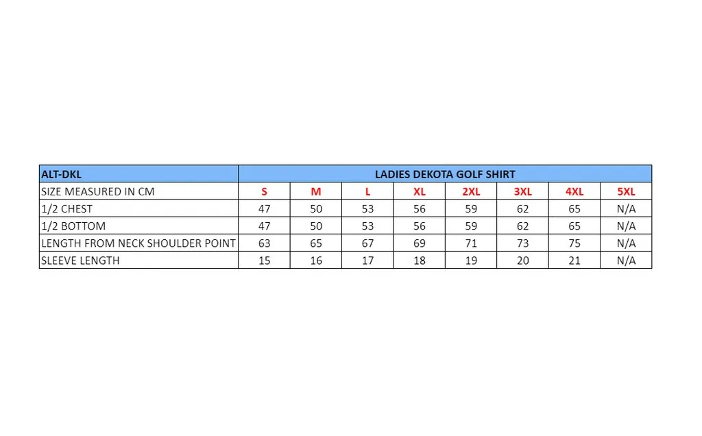 Ladies Dakota Golf Shirt