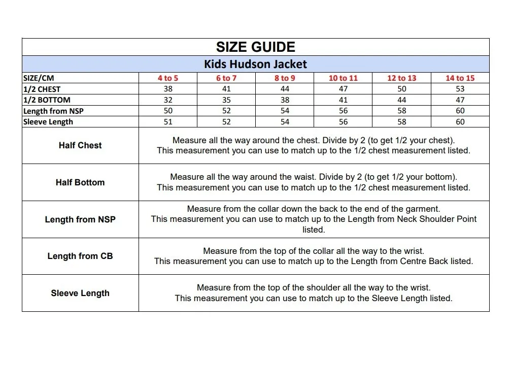 Kids Hudson Jacket
