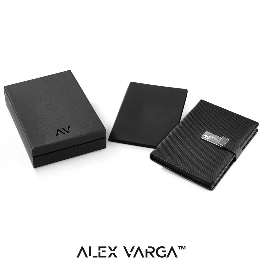 Alex Varga Chapman Code Lock Hard Cover Notebook