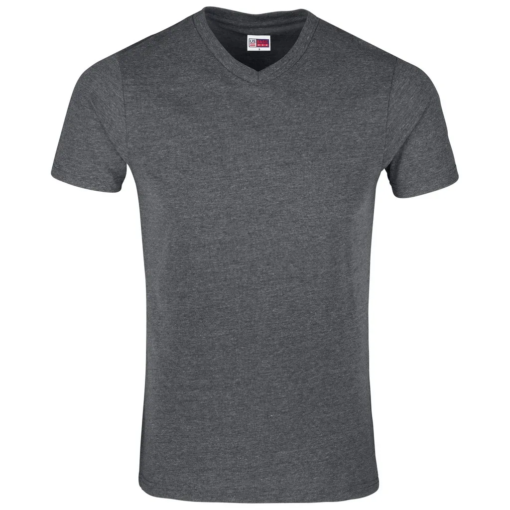 Mens Michigan Melange V Neck T Shirt