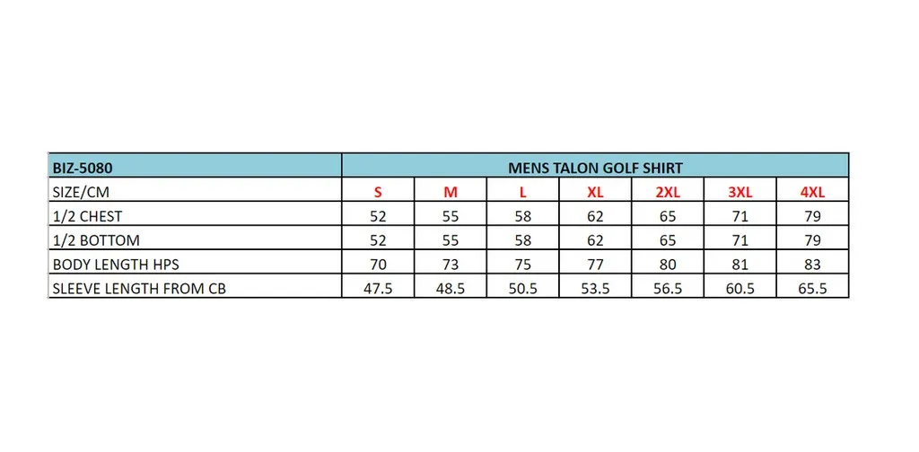 Mens Talon Golf Shirt