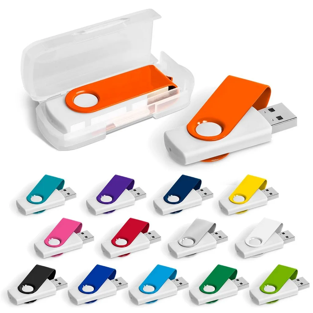 Axis Gyro White Flash Drive 32GB