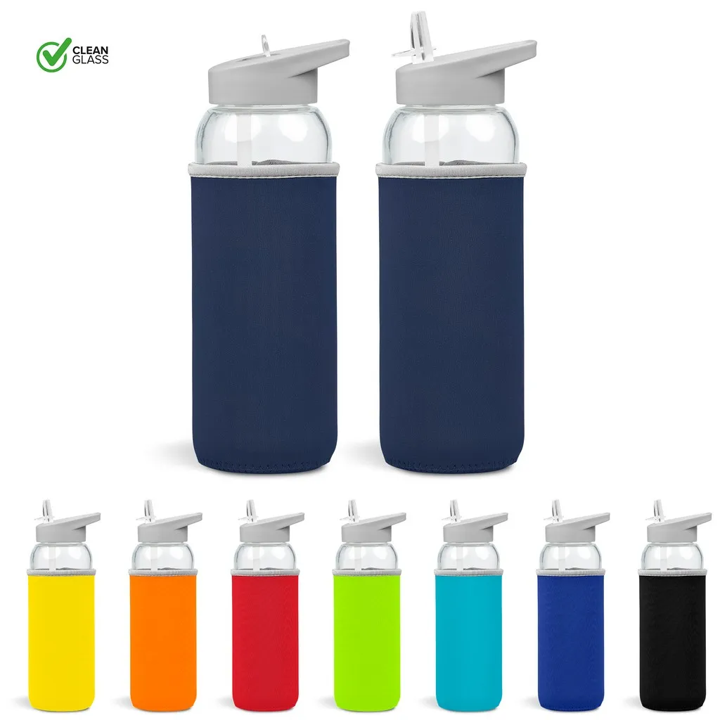 Kooshty Sipper Neo Glass Water Bottle 850ml