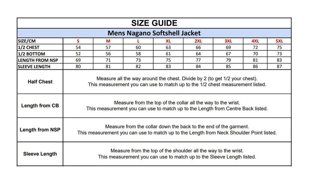 Mens Nagano Softshell Jacket