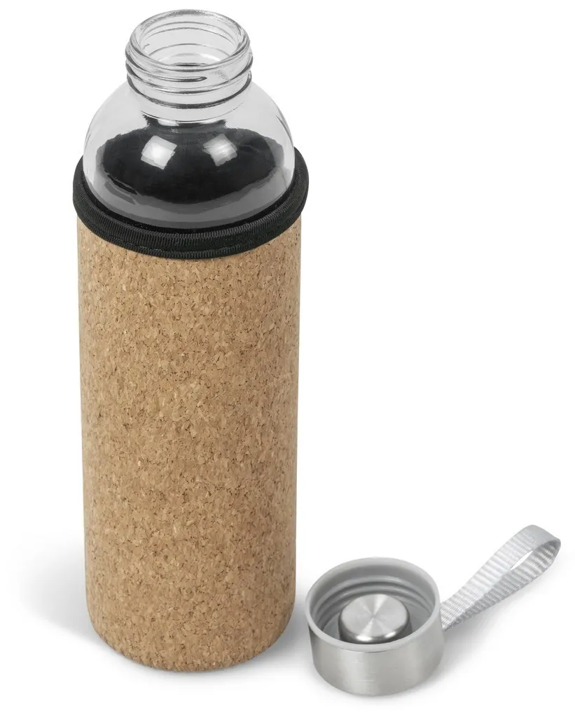 Kooshty Kork Glass Water Bottle 500ml