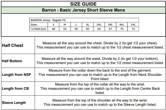 Basic Jersey Short Sleeve Mens