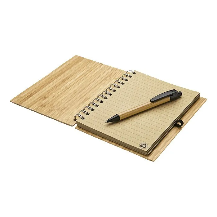 Bamboo Notebook And Pen