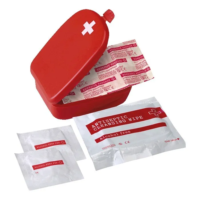 First Aid Kit In Plastic Case