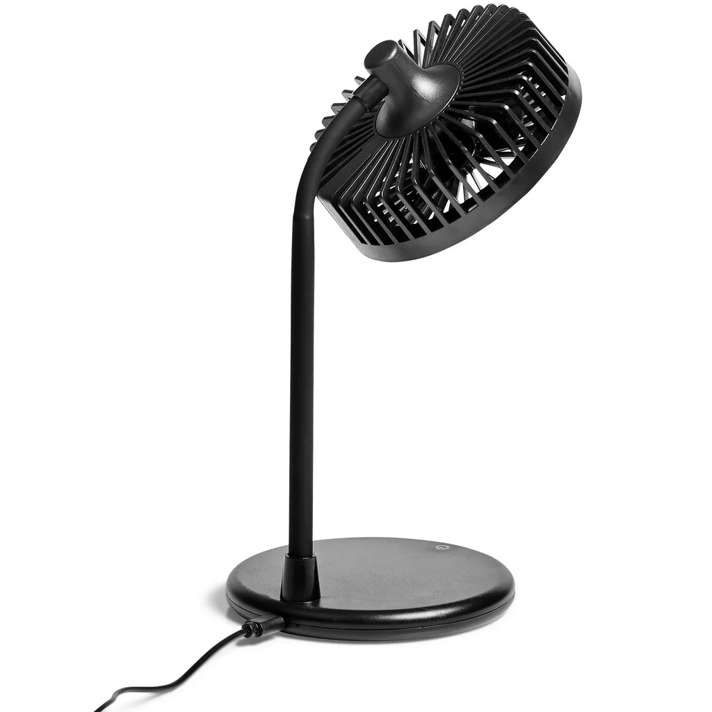 Light Breeze LED Ring Light Desk Fan
