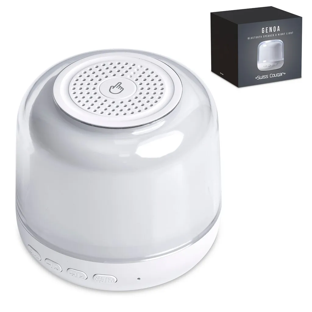 Swiss Cougar Genoa Bluetooth Speaker And Light