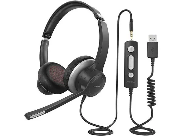 Mpow Hc6 Business Wired Headset