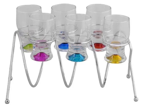 Spiral Stand And Shot Glasses