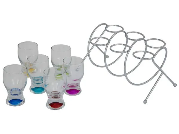 Spiral Stand And Shot Glasses