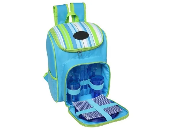 Striped Picnic Backpack