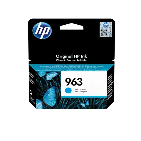 HP 963 Cyan Original Ink Cartridge - 3JA23AE