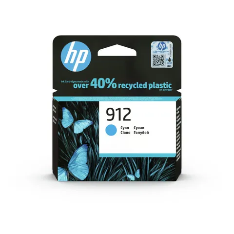 HP 912 Cyan Original Ink Cartridge - 3YL77AE