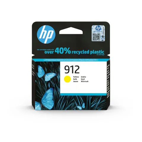 HP 912 Yellow Original Ink Cartridge - 3YL79AE