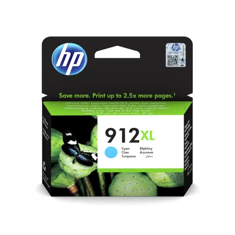 HP 912XL High Yield Cyan Ink Cartridge