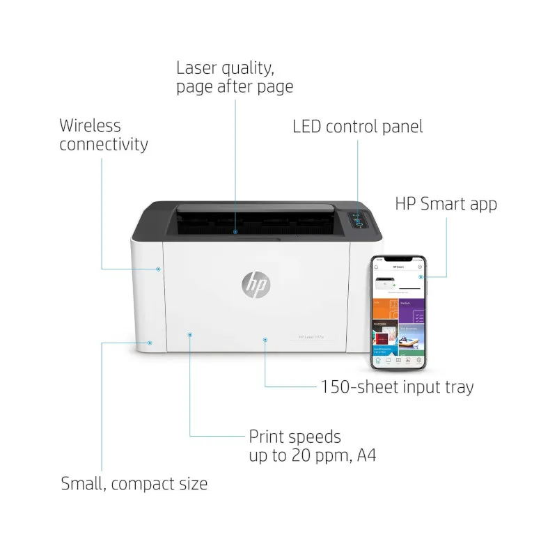 hp printer 107w